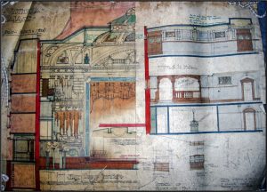 1911 Frank Matcham Cross Section Victoria Palace